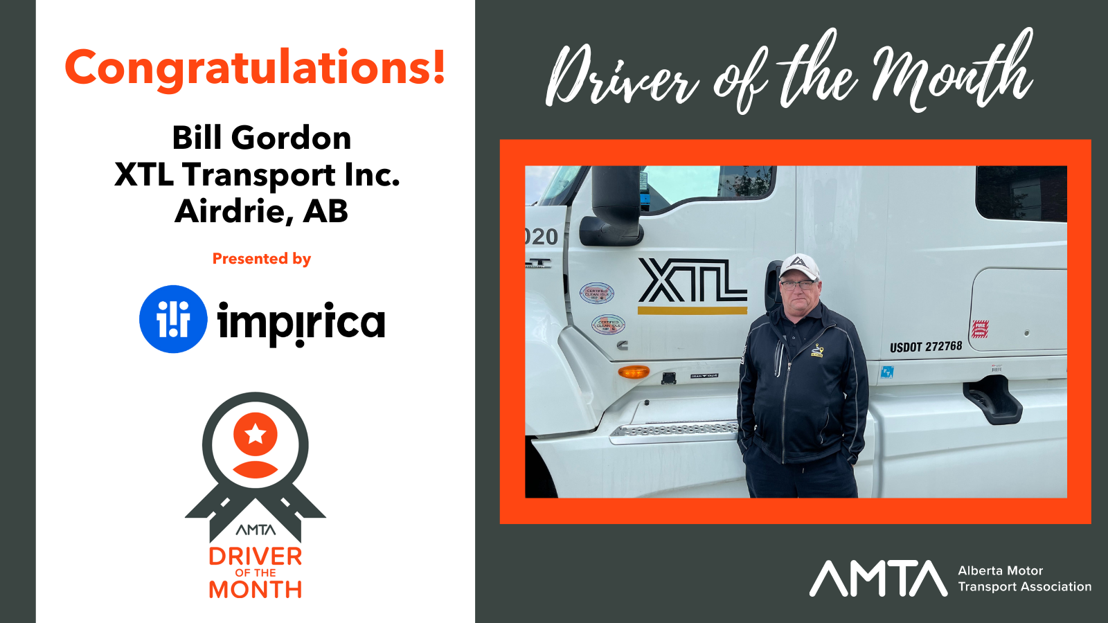 Driver of the Month June 2025 Gordon