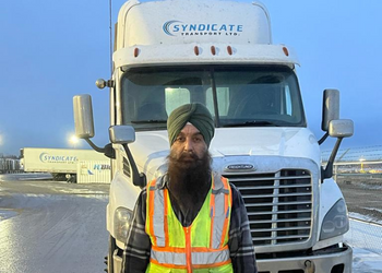 February 2023 Driver of the Month: Kashmir Singh Bhinder,