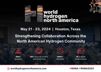 The 3rd annual World Hydrogen North America Congress will return to Houston on May 21-23, 2024