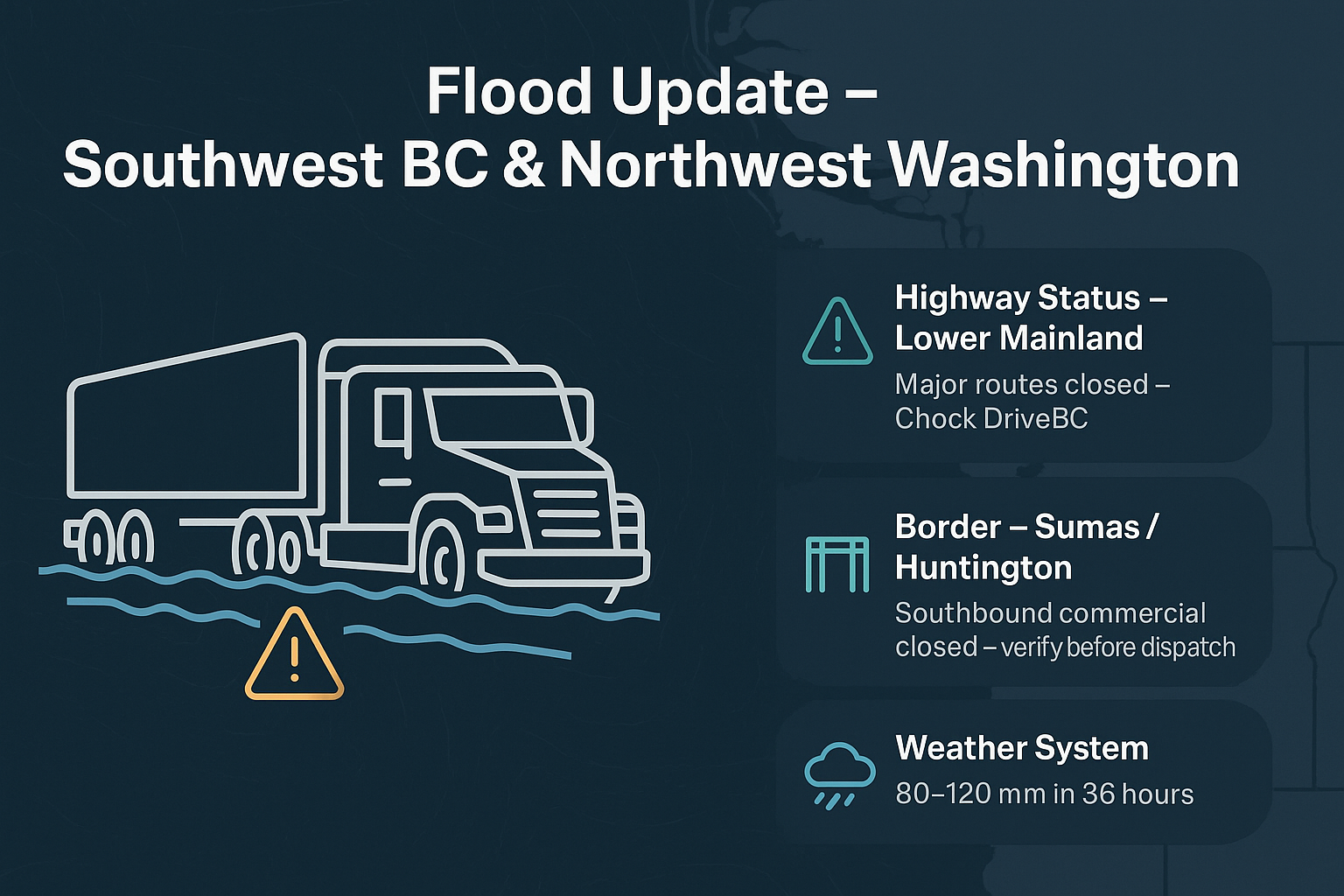 BCTA Flood Update