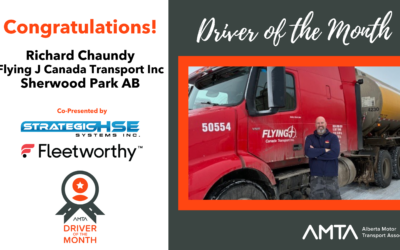 AMTA January 2026 Driver of the Month: Richard Chaundy – Flying J Canada Transport Inc (Sherwood Park, AB)